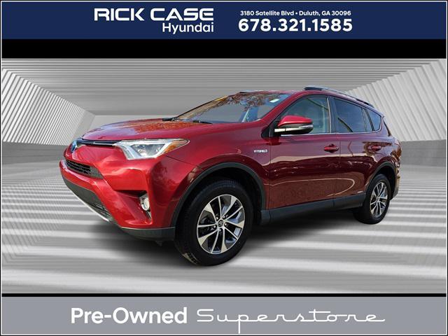 used 2018 Toyota RAV4 Hybrid car, priced at $23,993