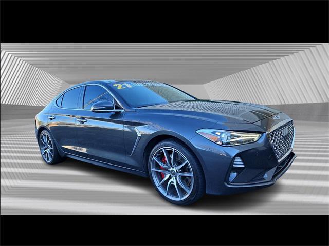 used 2021 Genesis G70 car, priced at $29,491