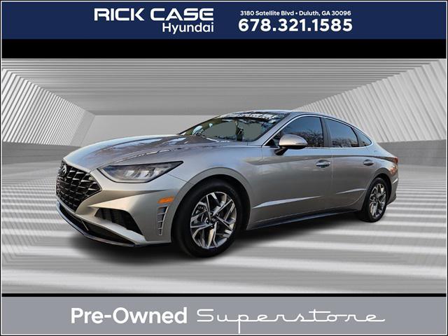 used 2021 Hyundai Sonata car, priced at $18,991