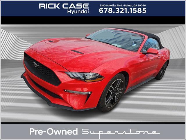 used 2022 Ford Mustang car, priced at $22,991