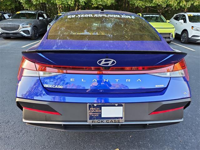 new 2025 Hyundai Elantra HEV car, priced at $28,740