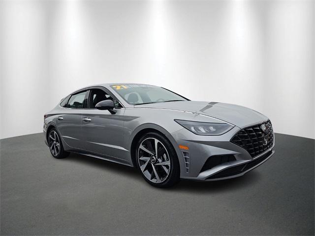 used 2021 Hyundai Sonata car, priced at $19,992