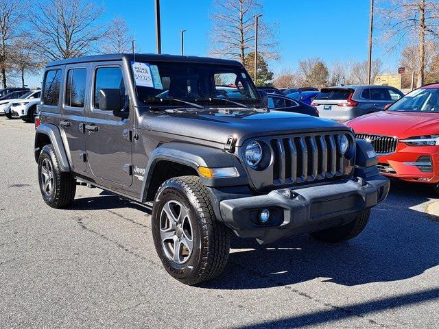 used 2018 Jeep Wrangler Unlimited car, priced at $23,400