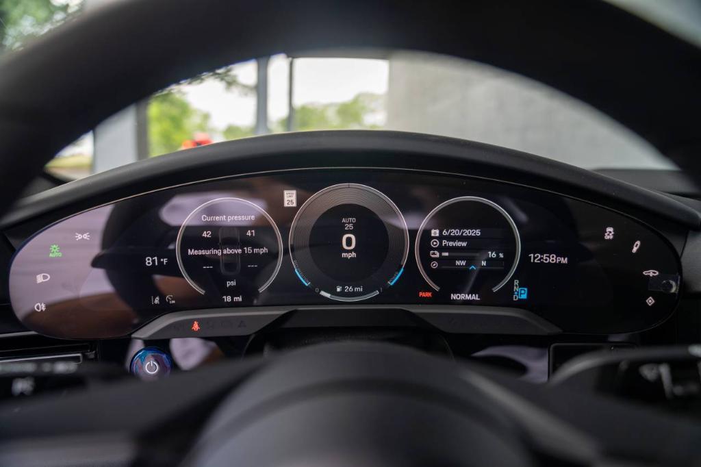 new 2025 Porsche Taycan car, priced at $122,095