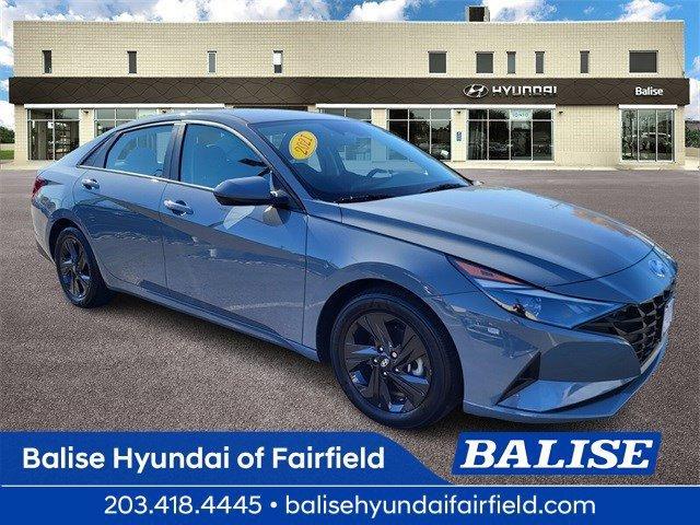 used 2021 Hyundai Elantra HEV car, priced at $19,677