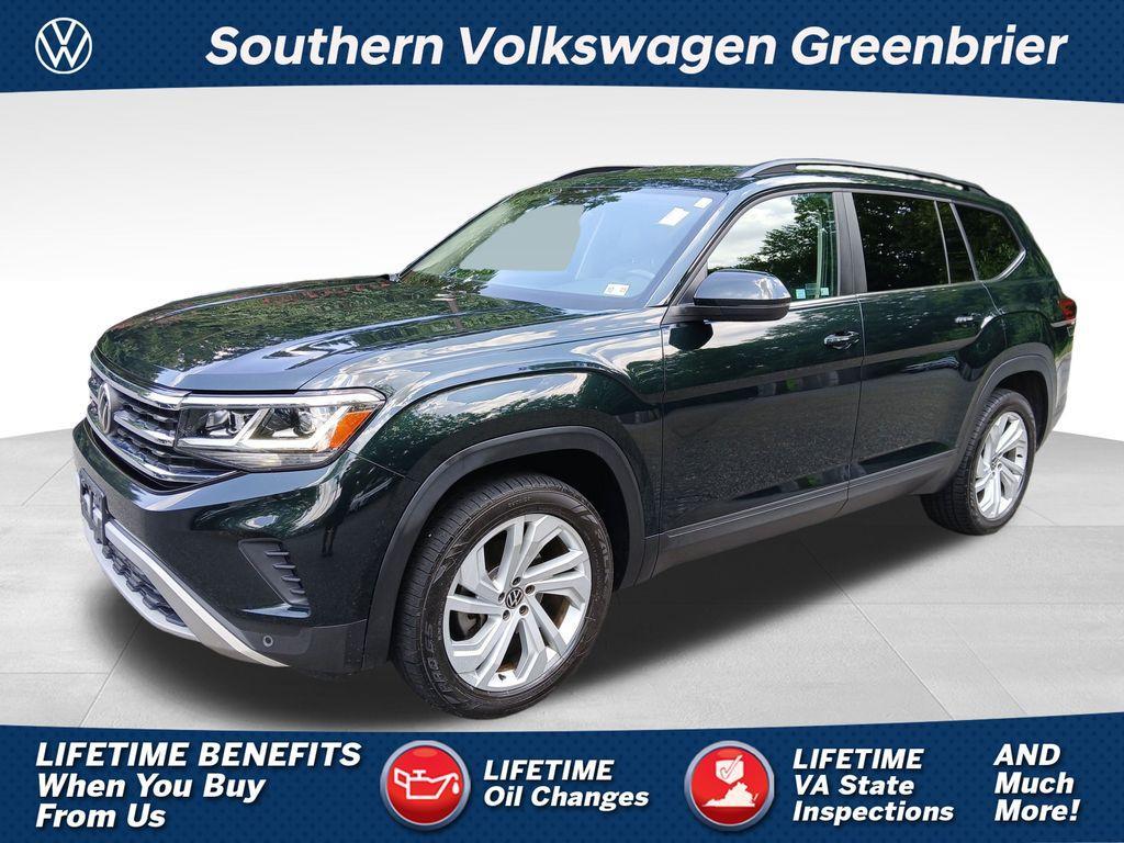 used 2021 Volkswagen Atlas car, priced at $22,805