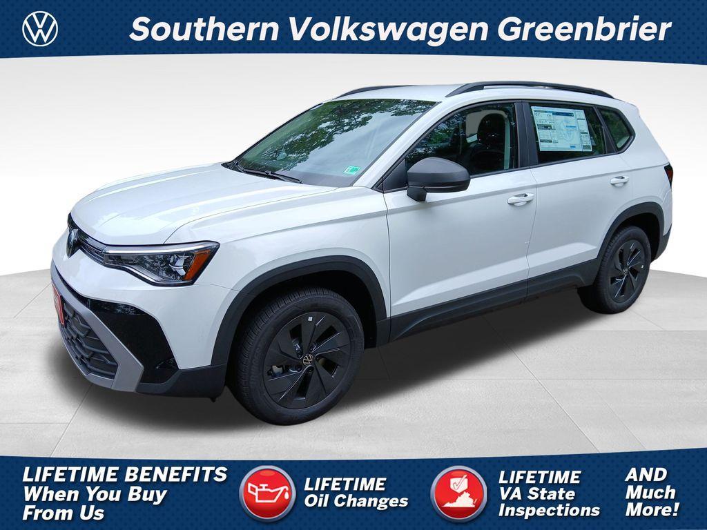 new 2025 Volkswagen Taos car, priced at $26,643