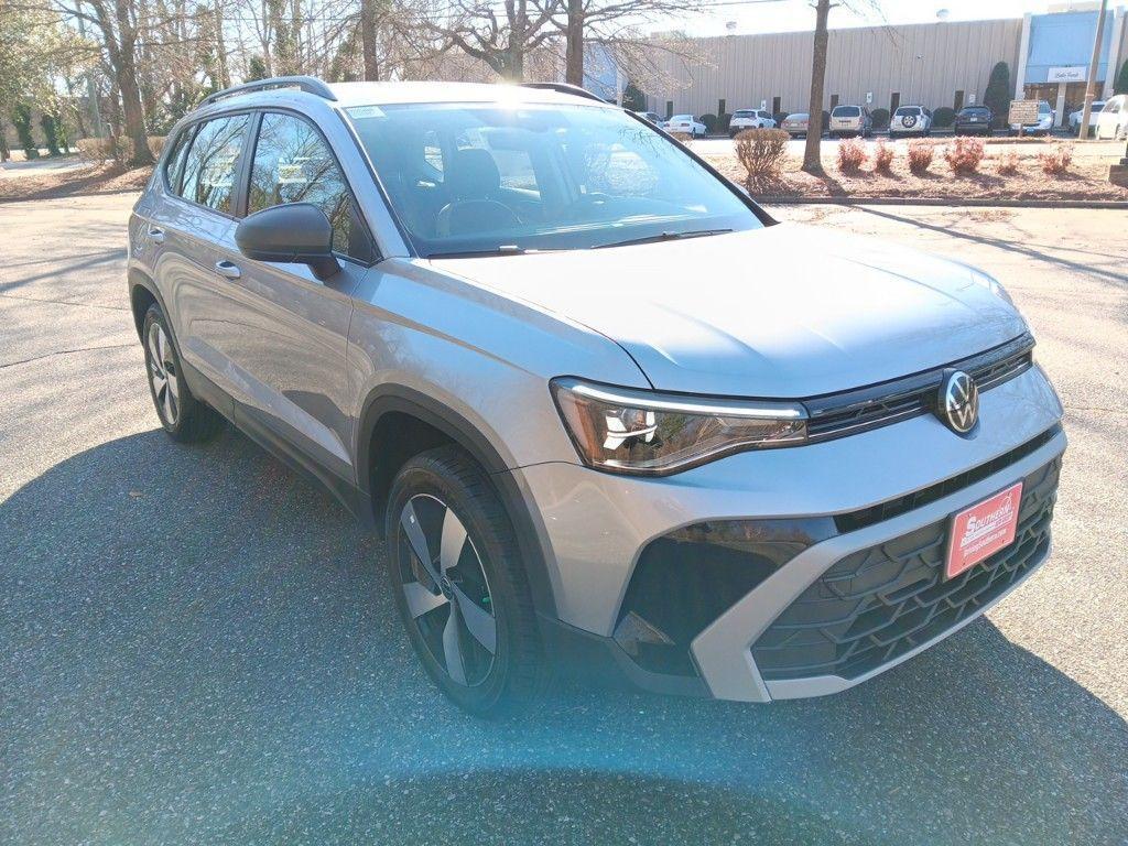 new 2025 Volkswagen Taos car, priced at $27,010