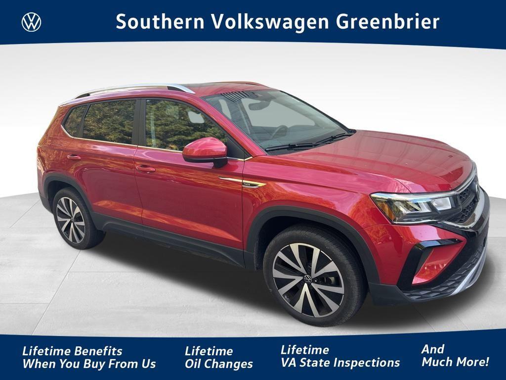 used 2023 Volkswagen Taos car, priced at $23,225