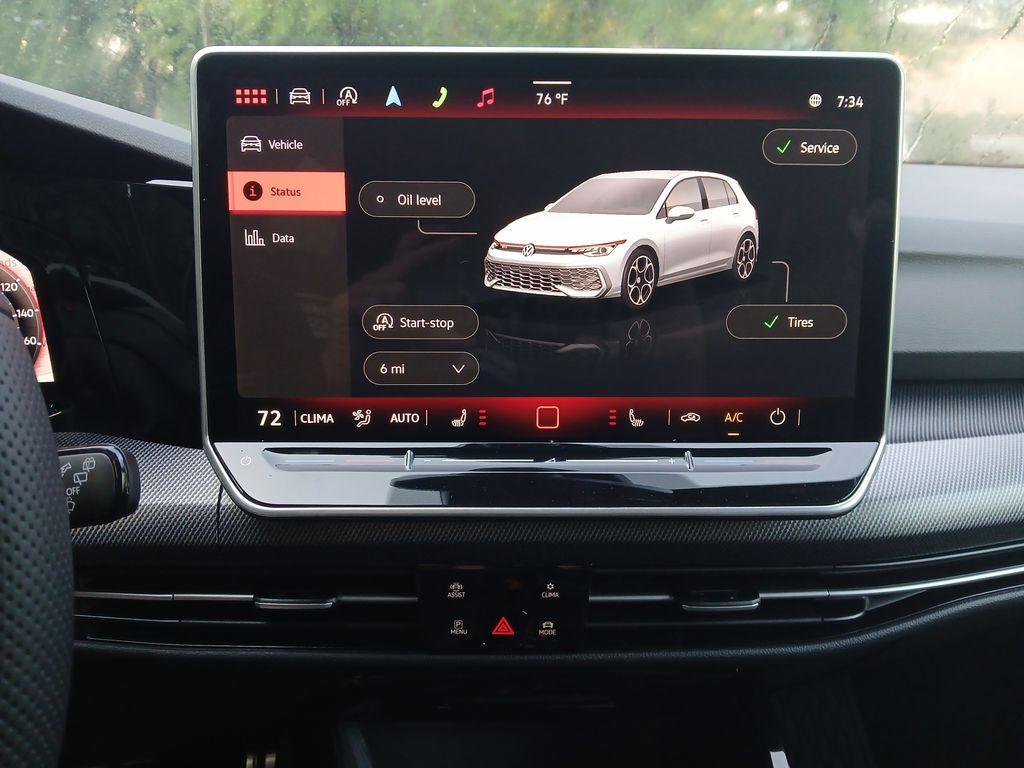 new 2025 Volkswagen Golf GTI car, priced at $38,125