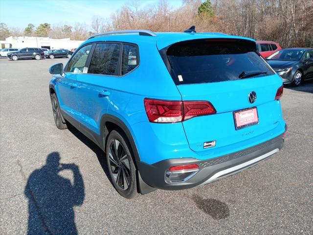 new 2024 Volkswagen Taos car, priced at $29,614