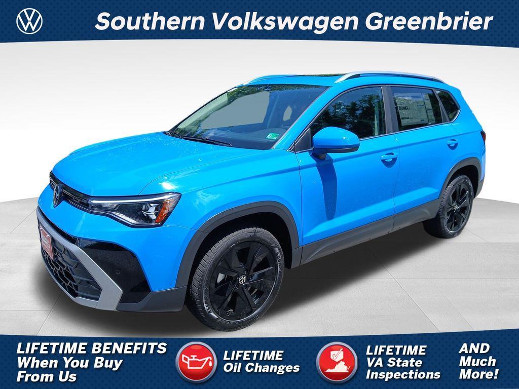 new 2025 Volkswagen Taos car, priced at $31,100