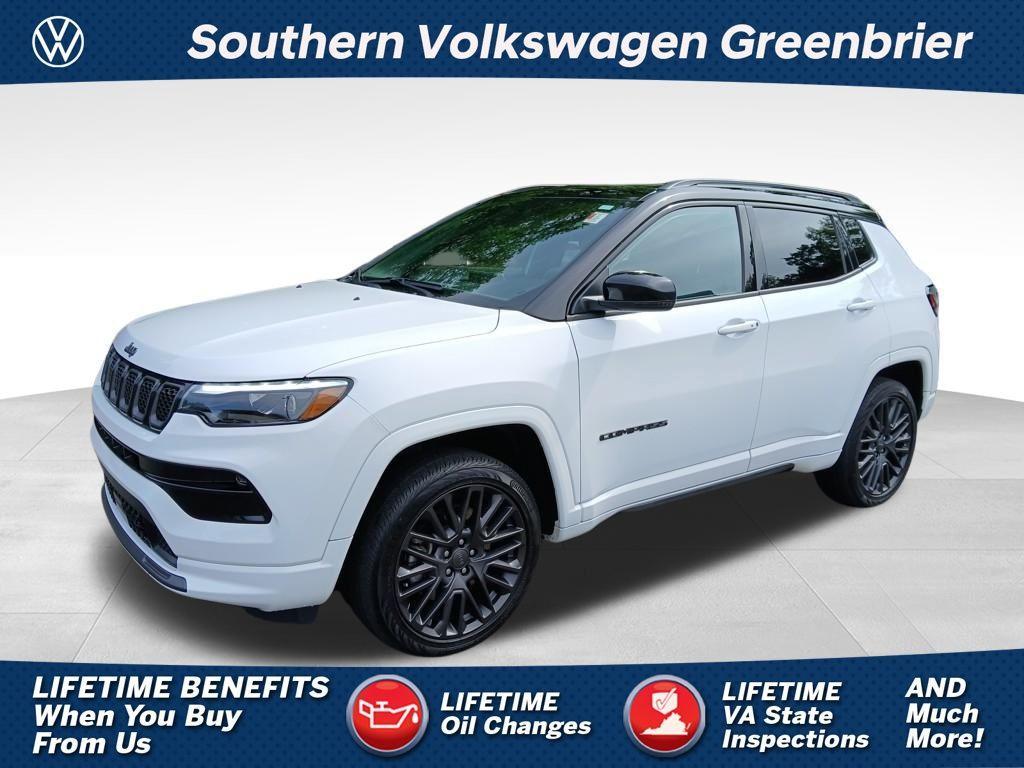used 2023 Jeep Compass car, priced at $27,299