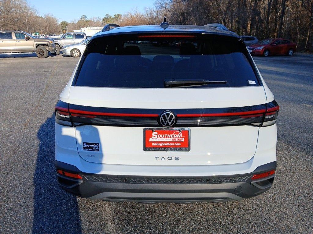 new 2025 Volkswagen Taos car, priced at $30,349