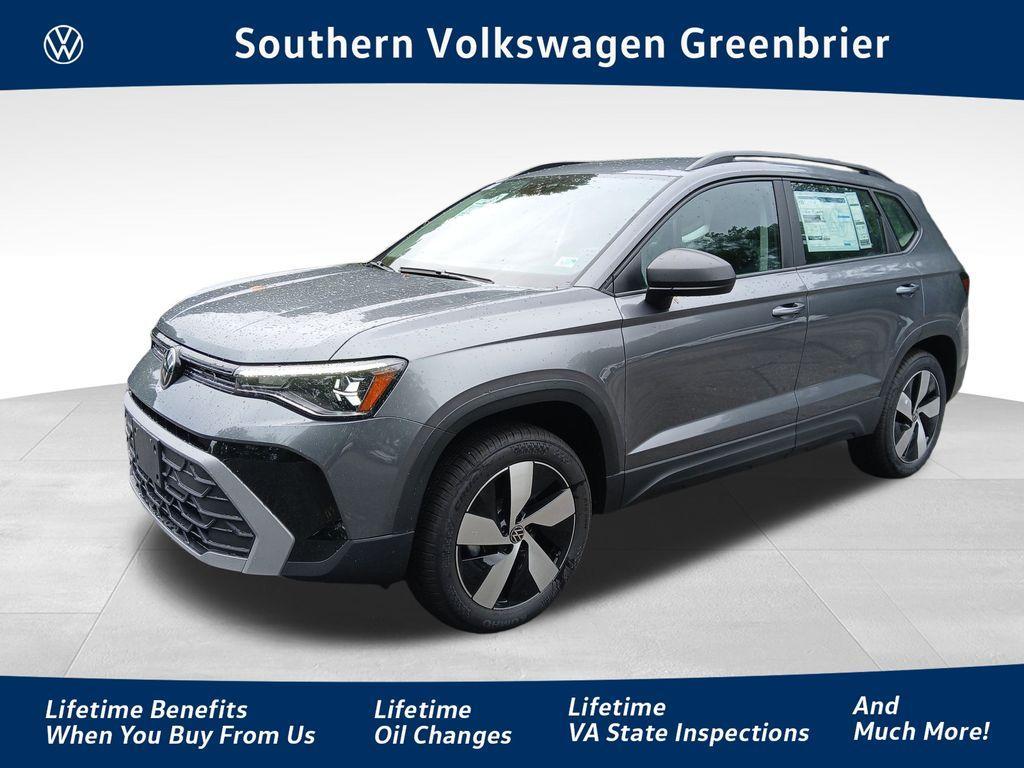 new 2025 Volkswagen Taos car, priced at $26,800