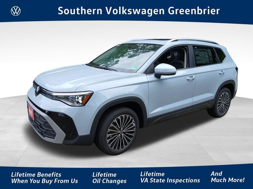 new 2025 Volkswagen Taos car, priced at $28,244