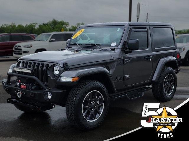 used 2021 Jeep Wrangler car, priced at $34,770