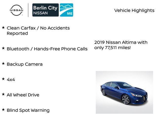used 2019 Nissan Altima car, priced at $16,318