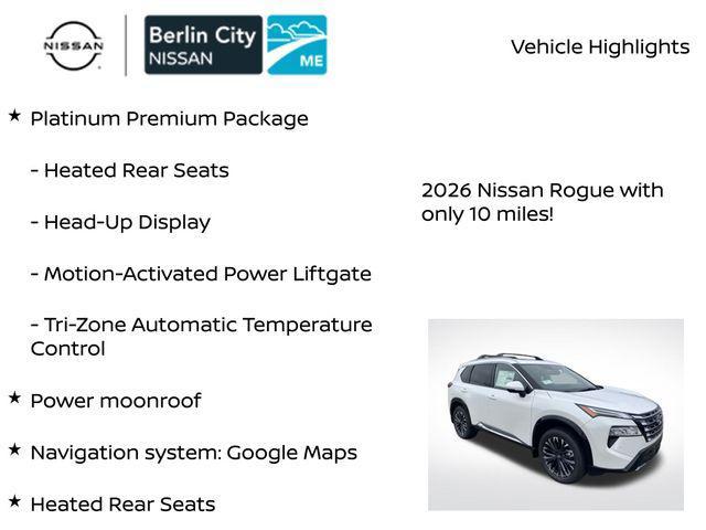 new 2026 Nissan Rogue car, priced at $39,066