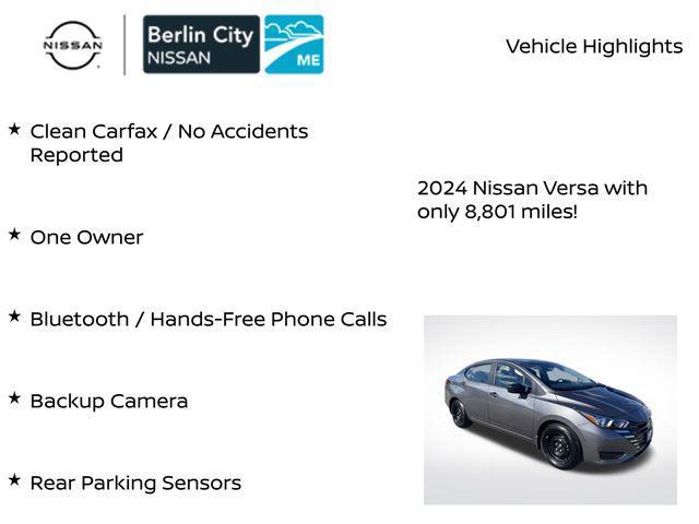 used 2024 Nissan Versa car, priced at $17,150