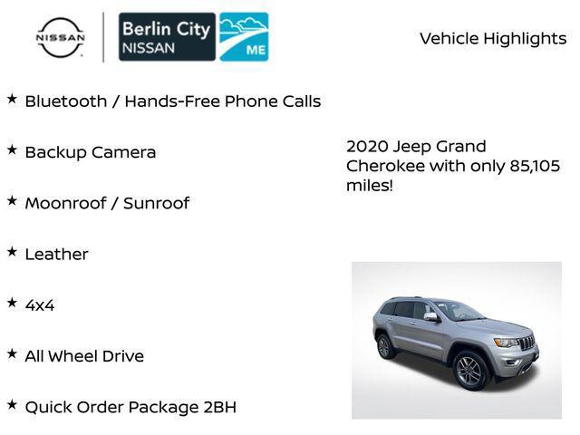 used 2020 Jeep Grand Cherokee car, priced at $20,991
