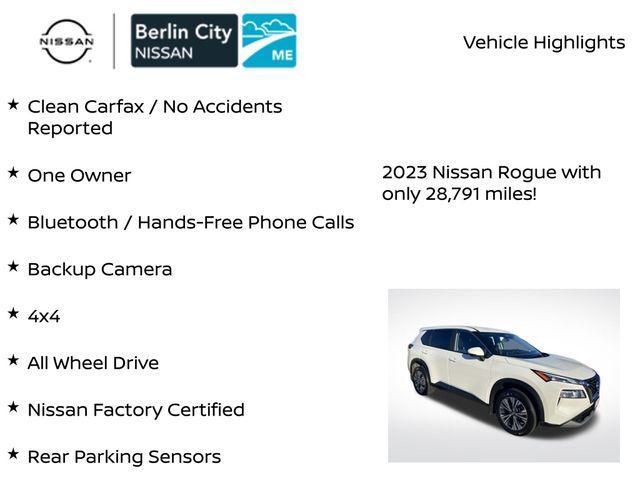 used 2023 Nissan Rogue car, priced at $23,255
