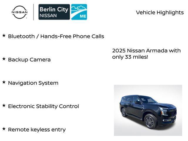 new 2025 Nissan Armada car, priced at $60,000