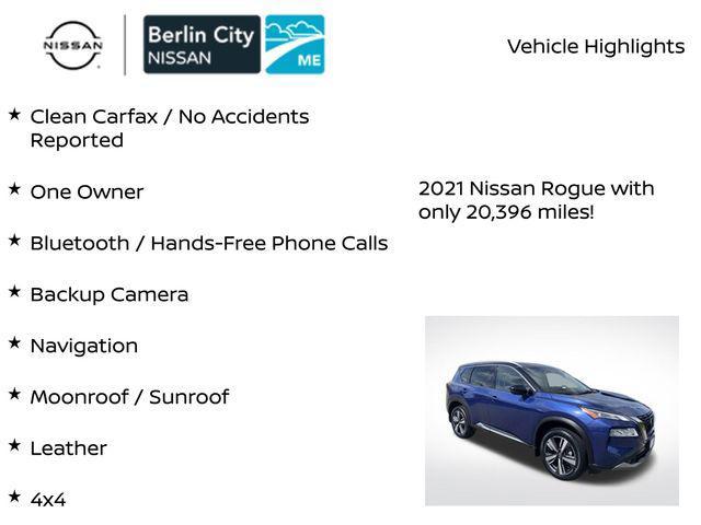 used 2021 Nissan Rogue car, priced at $25,903