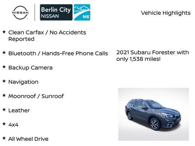 used 2021 Subaru Forester car, priced at $28,937