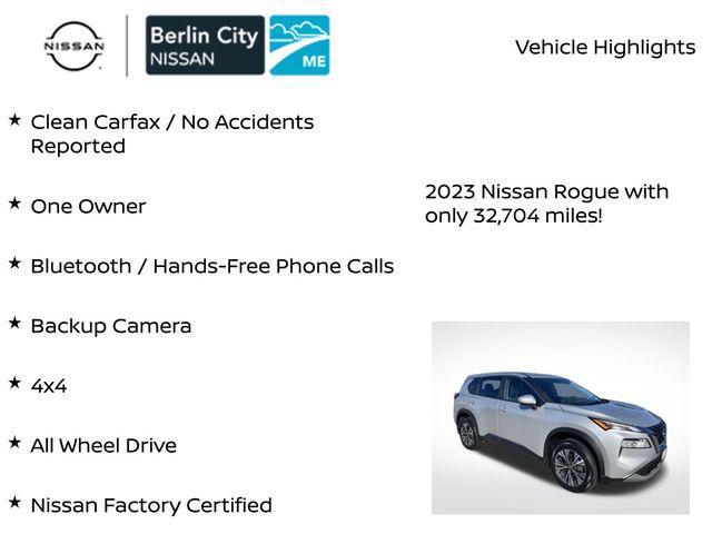 used 2023 Nissan Rogue car, priced at $22,768
