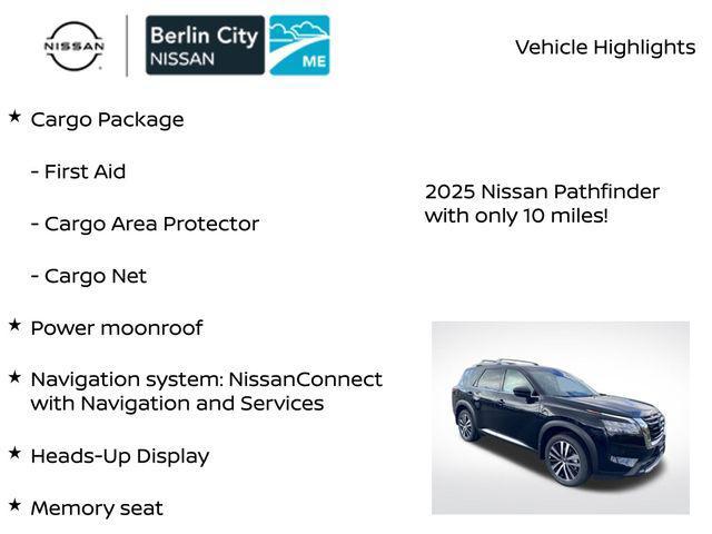 new 2025 Nissan Pathfinder car, priced at $45,731