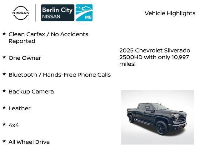 used 2025 Chevrolet Silverado 2500 car, priced at $58,304