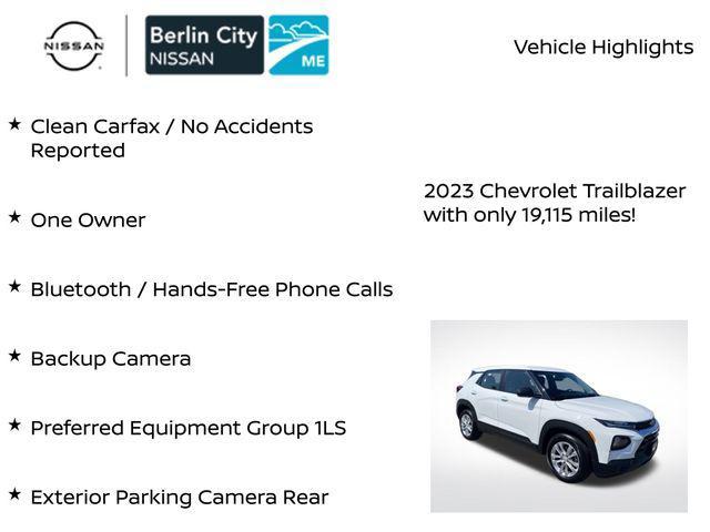 used 2023 Chevrolet TrailBlazer car, priced at $19,991