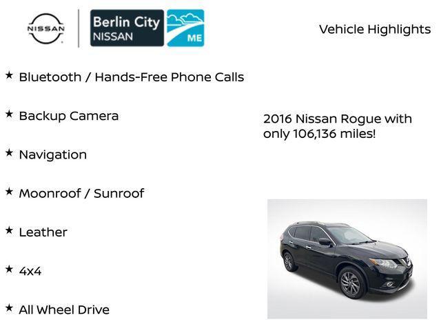 used 2016 Nissan Rogue car, priced at $11,174