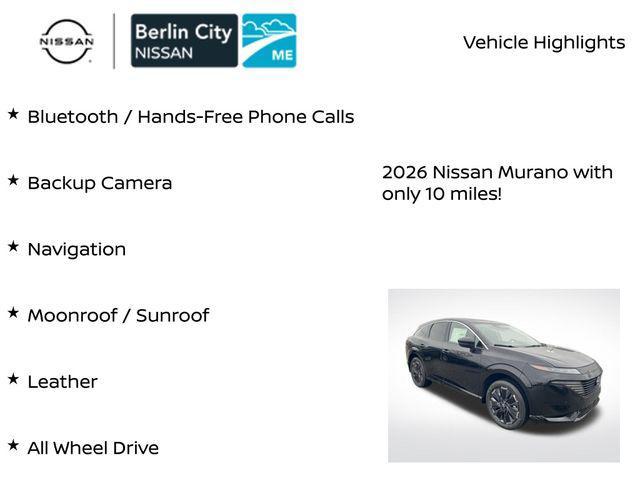 new 2026 Nissan Murano car, priced at $49,085
