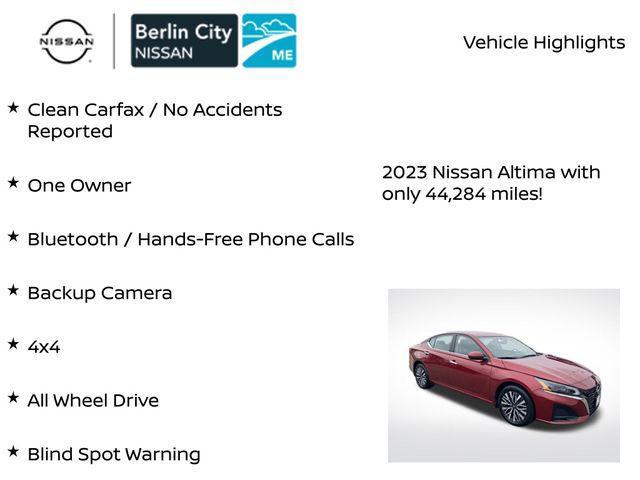 used 2023 Nissan Altima car, priced at $21,966