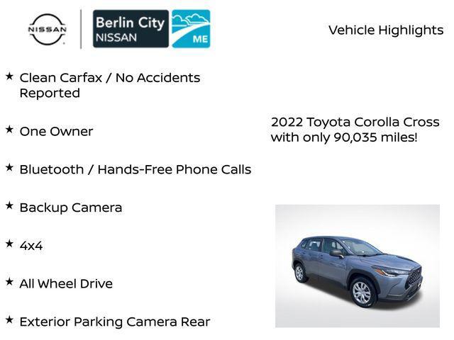used 2022 Toyota Corolla Cross car, priced at $19,995