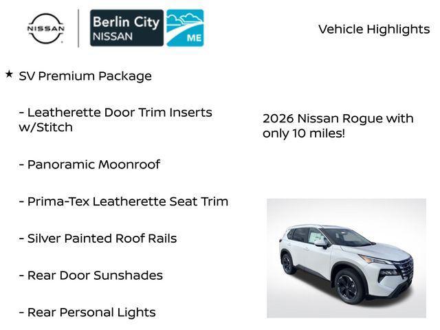 new 2026 Nissan Rogue car, priced at $32,360