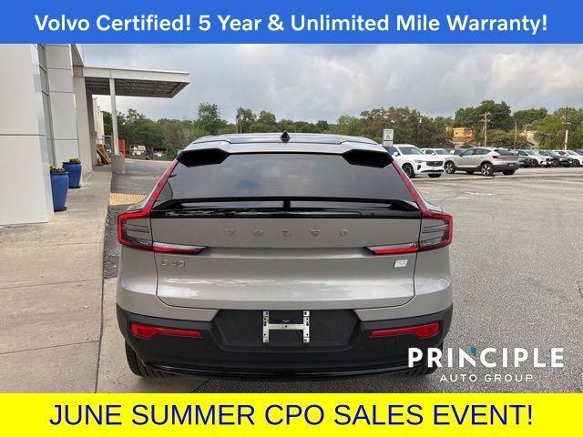 used 2023 Volvo C40 Recharge Pure Electric car, priced at $37,968