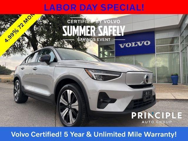 used 2023 Volvo C40 Recharge Pure Electric car, priced at $27,968