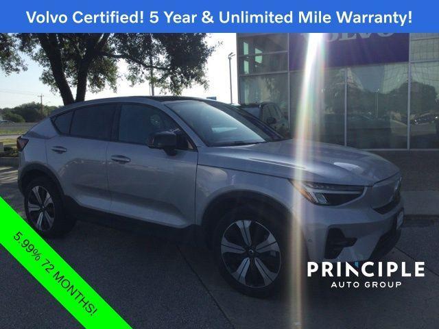used 2023 Volvo C40 Recharge Pure Electric car, priced at $38,968