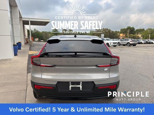 used 2023 Volvo C40 Recharge Pure Electric car, priced at $33,962