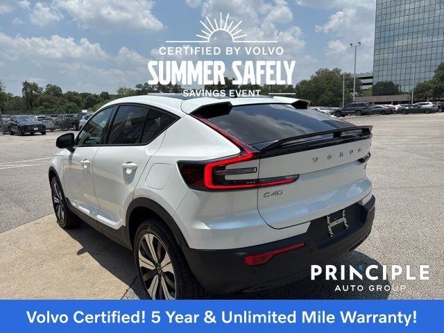 used 2023 Volvo C40 Recharge Pure Electric car, priced at $35,968