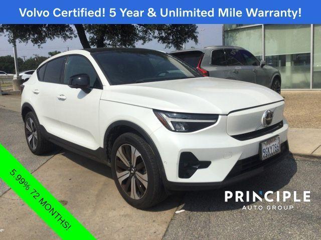 used 2023 Volvo C40 Recharge Pure Electric car, priced at $40,968