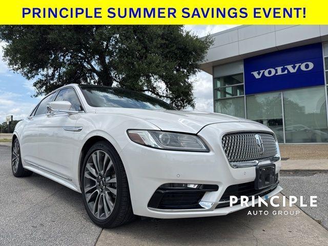 used 2017 Lincoln Continental car, priced at $20,962