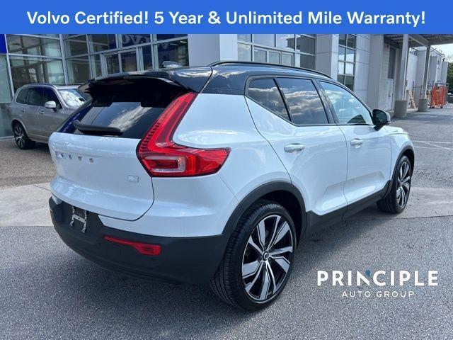 used 2021 Volvo XC40 Recharge Pure Electric car, priced at $27,968