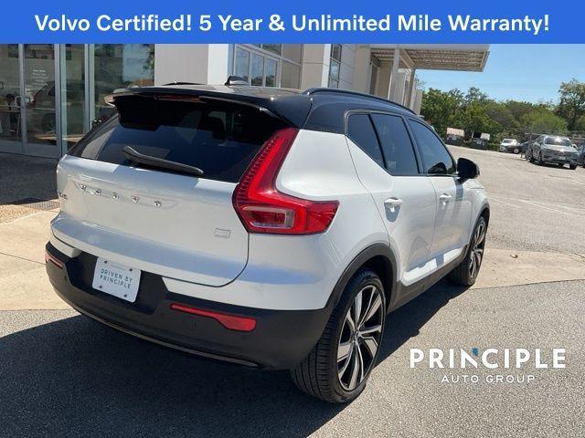 used 2021 Volvo XC40 Recharge Pure Electric car, priced at $26,962