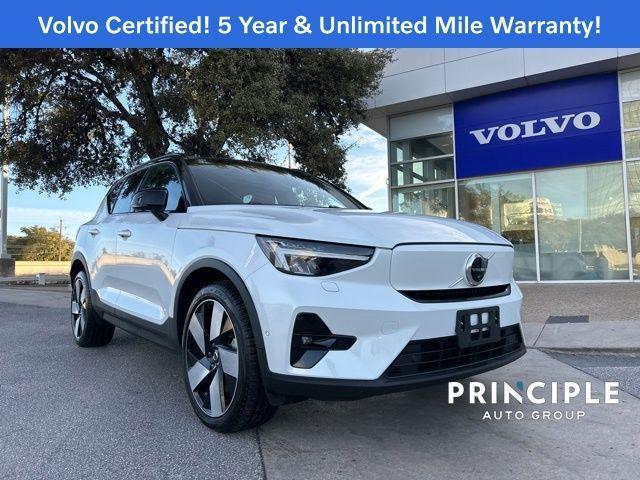 used 2023 Volvo XC40 Recharge Pure Electric car, priced at $35,968