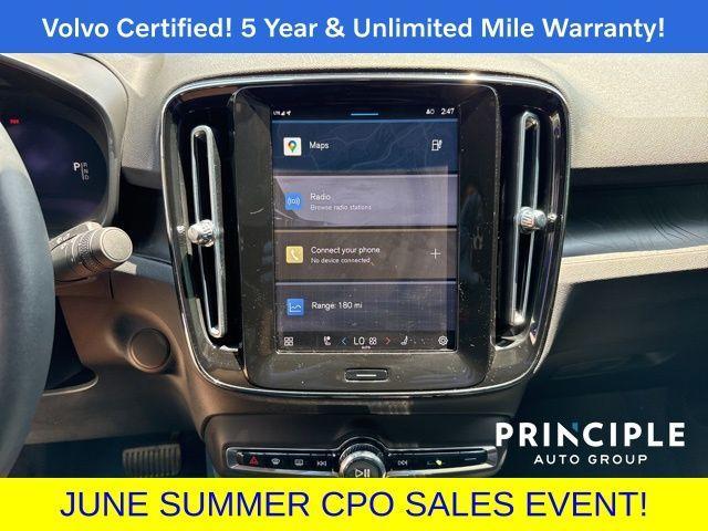 used 2023 Volvo C40 Recharge Pure Electric car, priced at $39,968