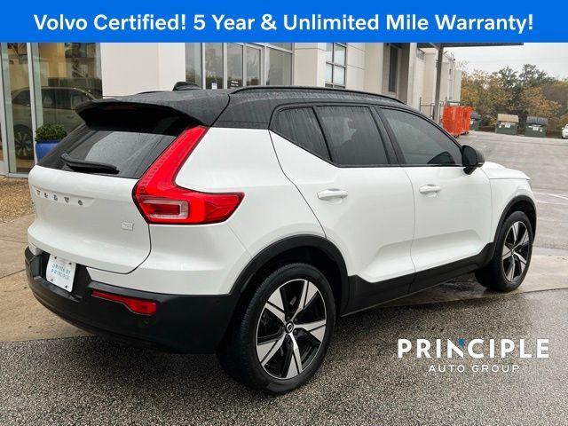 used 2022 Volvo XC40 Recharge Pure Electric car, priced at $35,968